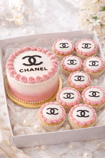 Luxe Fashion-Inspired Bento Cake Topper Set Editable Template | Instant Download Cupcake Toppers | Birthday Party Printable Decor
