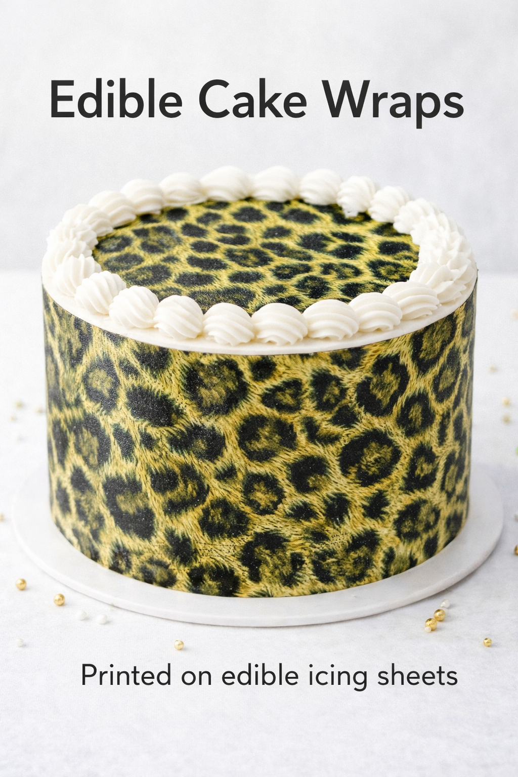 Leopard Print Cake wrap