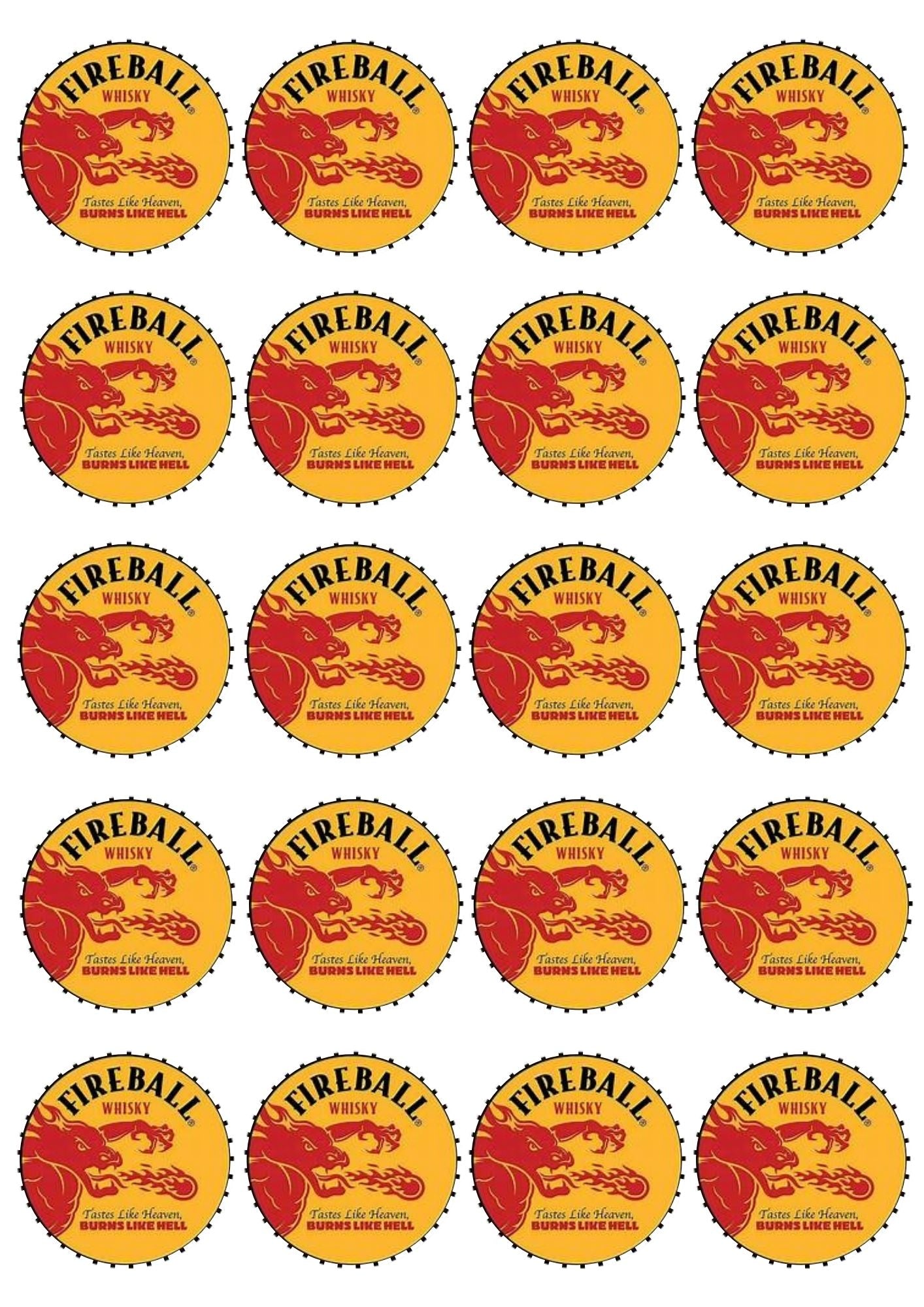 Edible Images printed on Icing sheets