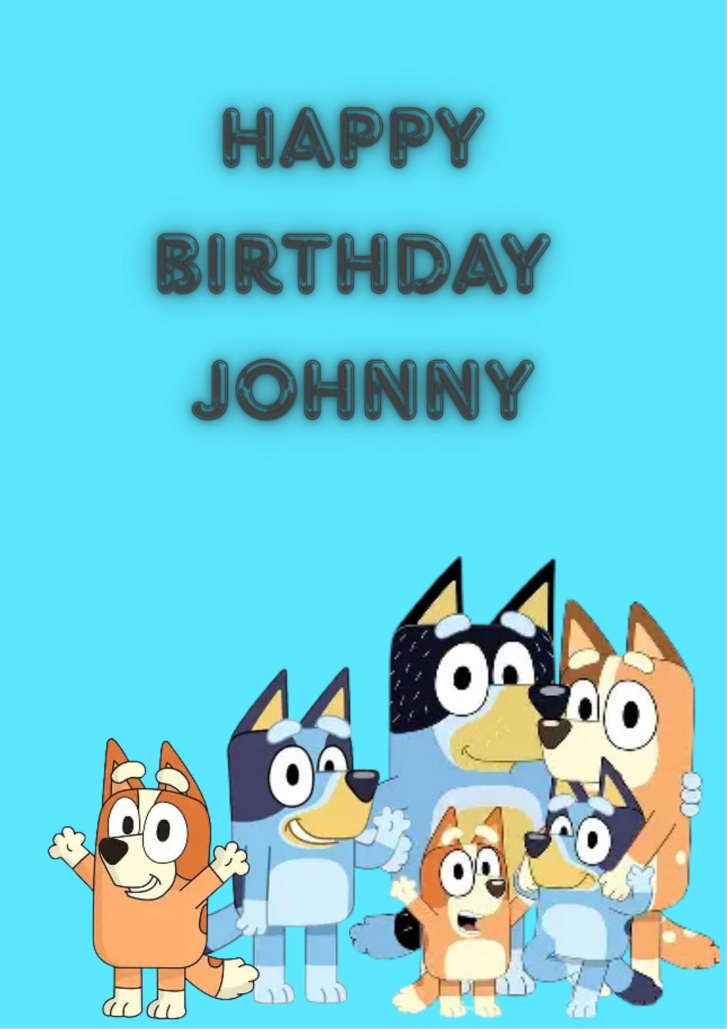 Bluey Birthday Party Printable Bundle | Editable Instant Download Party Pack | Invitations, Cake Toppers, Water Bottle Labels & Decorations