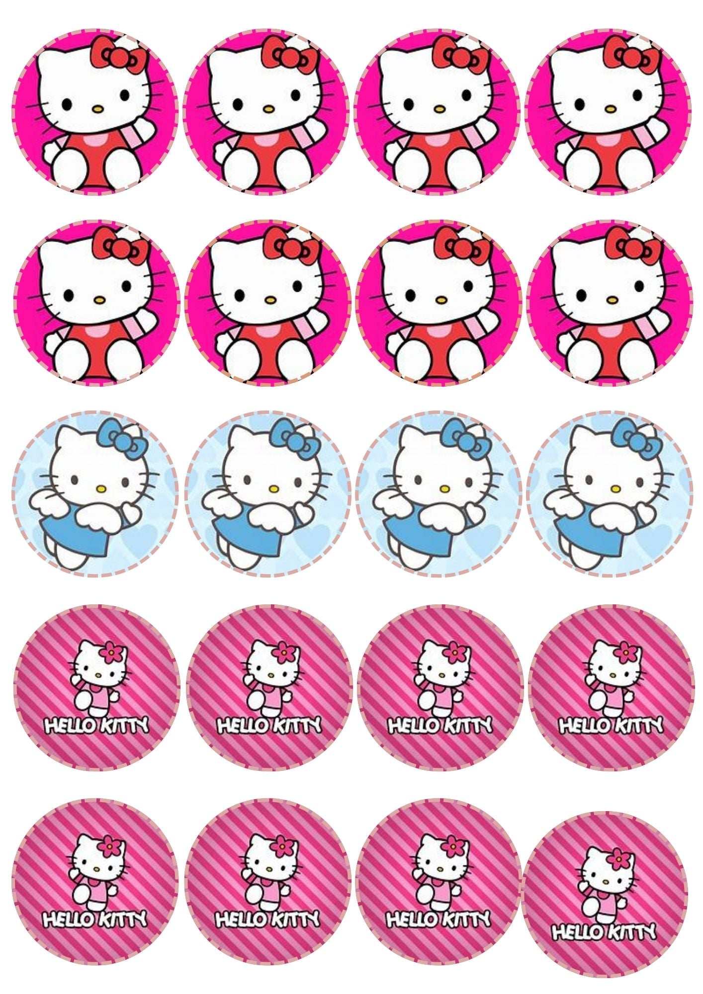 Edible Images printed on Icing sheets